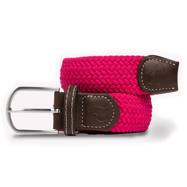 Womens Woven Belts - Woven Belt - Rich Pink