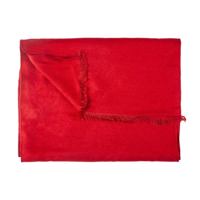  - Dark Red Bamboo Scarf