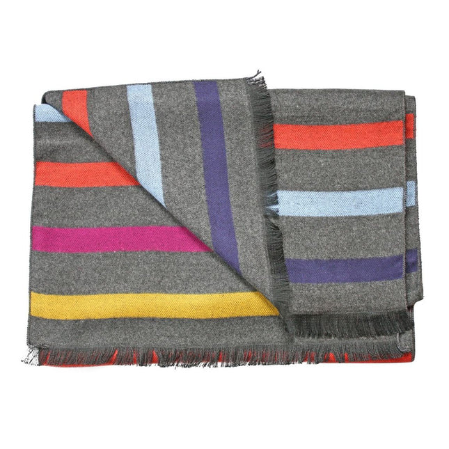 Bamboo Scarves - Multi Fine Stripe Bamboo Scarf