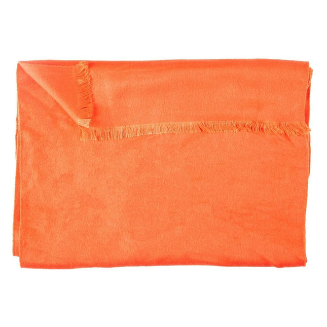 Plain Bamboo Scarves - Tangerine Orange Bamboo Scarf