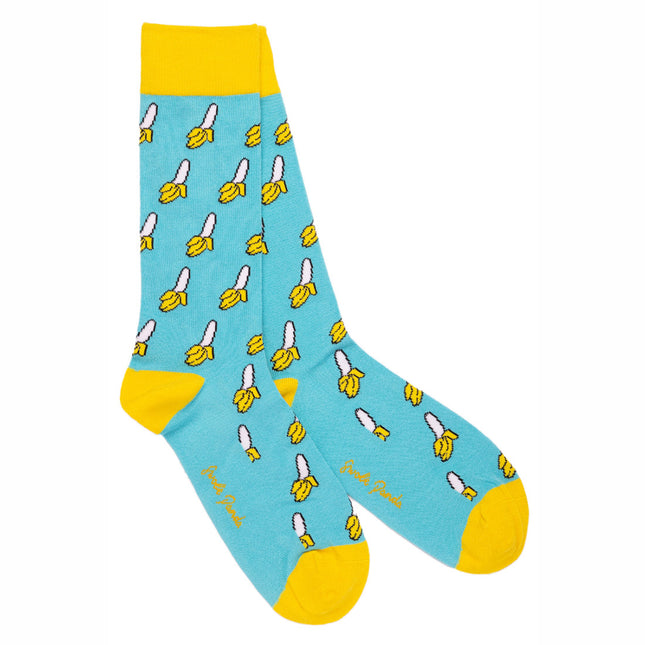 Funky Mens Socks - Banana Bamboo Socks