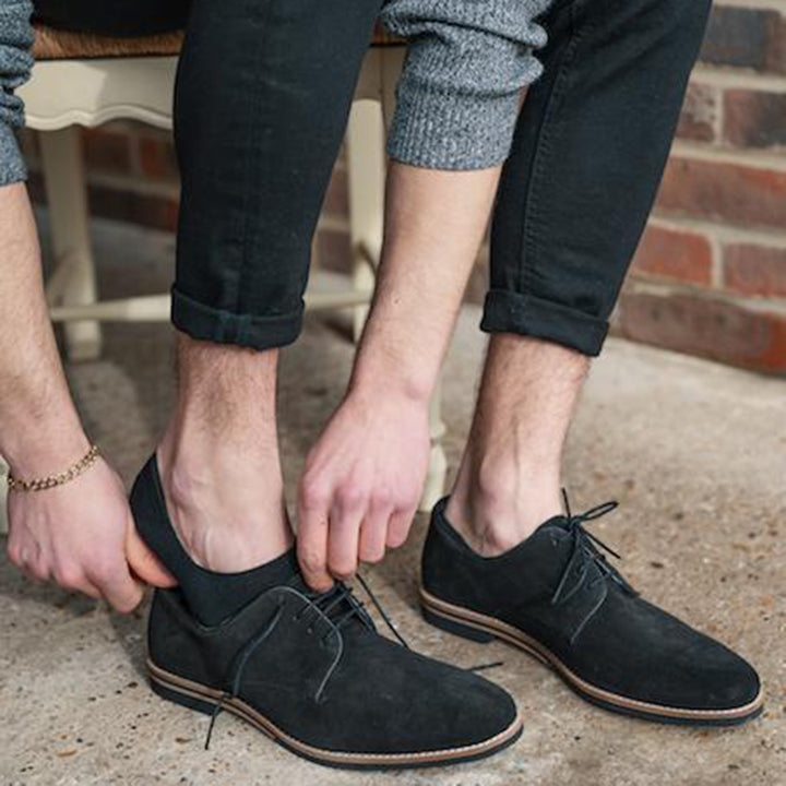 Black "No-Show" Bamboo Socks