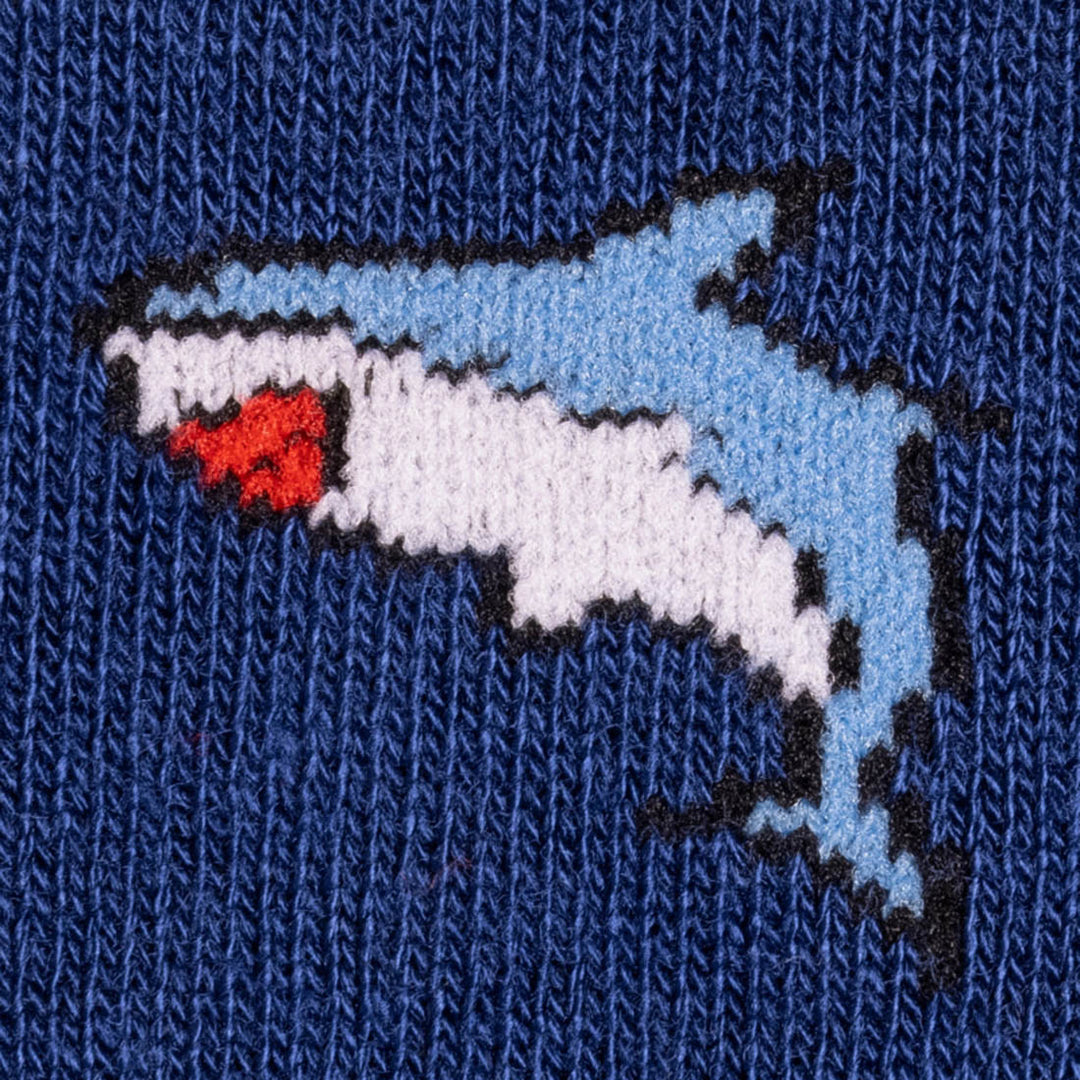 Blue Shark Bamboo Socks