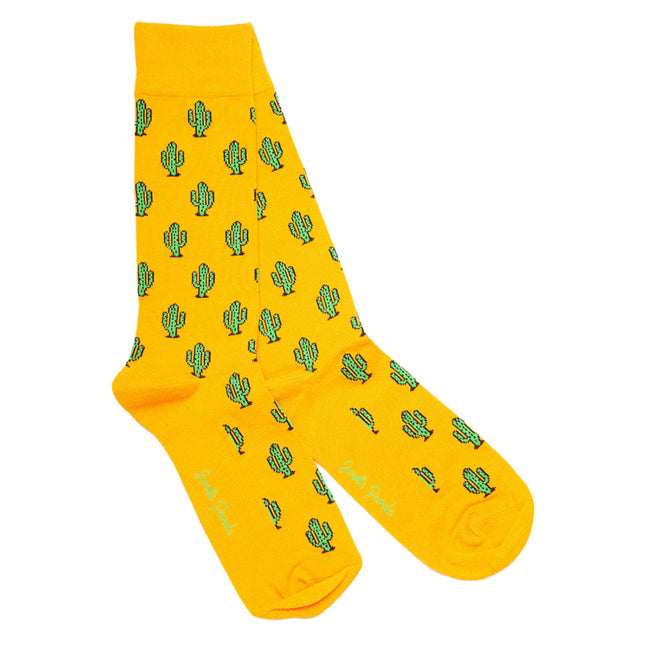 Funky Mens Socks - Cactus Bamboo Socks