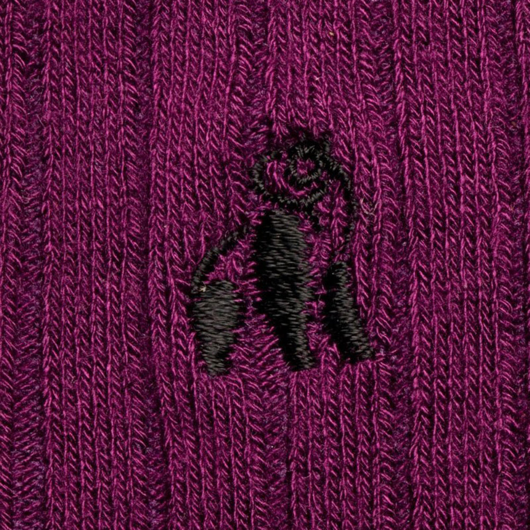 Deep Purple Bamboo Socks