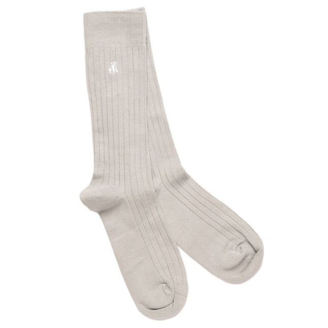 Mens Bamboo Socks - Light Grey Bamboo Socks