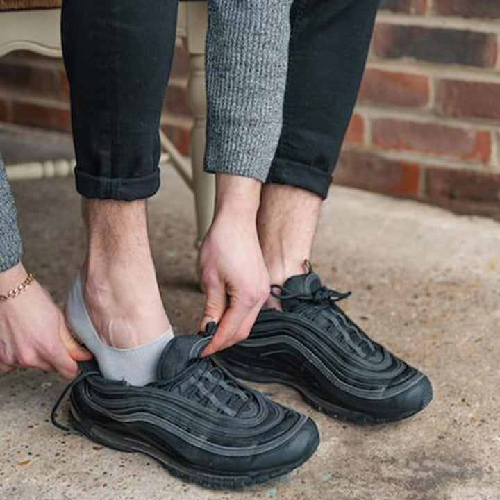 Light Grey "No-Show" Bamboo Socks