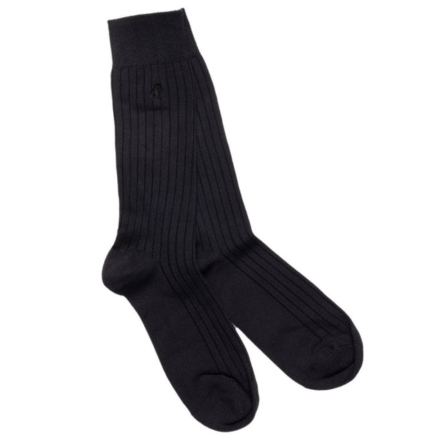 Gifts for Him - Navy Bamboo Socks