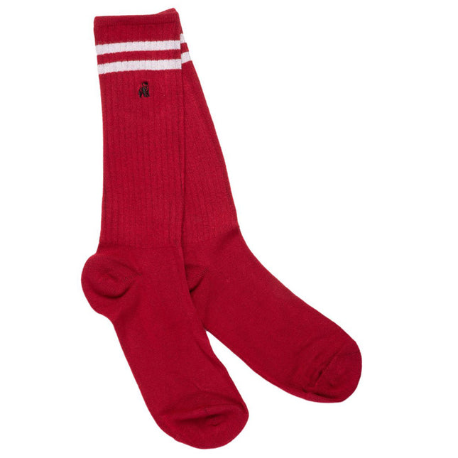 New Bamboo Sock Collection - Red Athletic Bamboo Socks