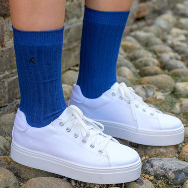 Royal Blue Bamboo Socks