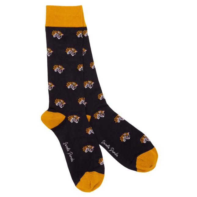 Mens Bamboo Socks - Tiger Bamboo Socks