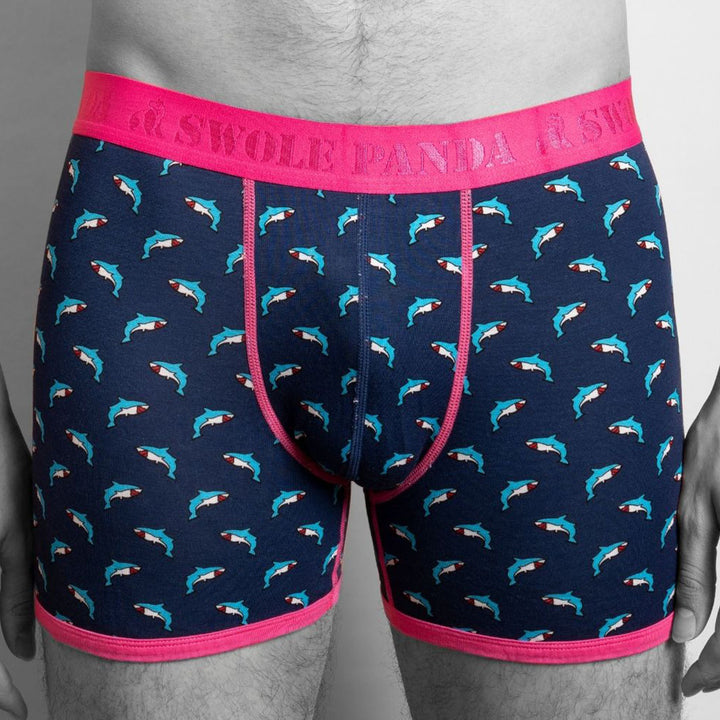 Bamboo Boxers 2 Pack - Penguins & Sharks