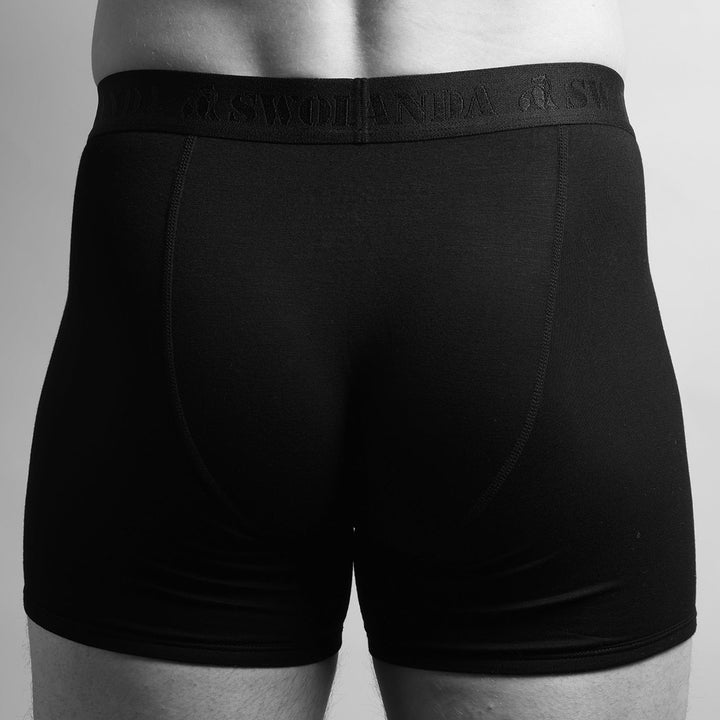 Bamboo Boxers - Black / Black Band