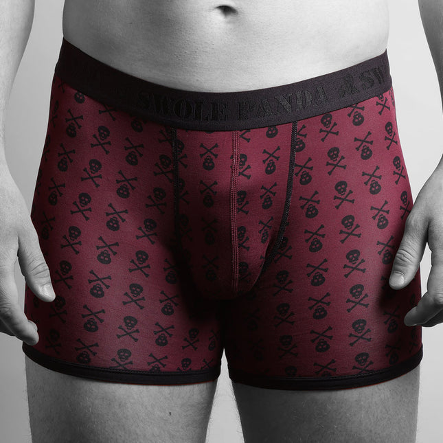 Swole Panda Outlet - Bamboo Boxers - Skulls