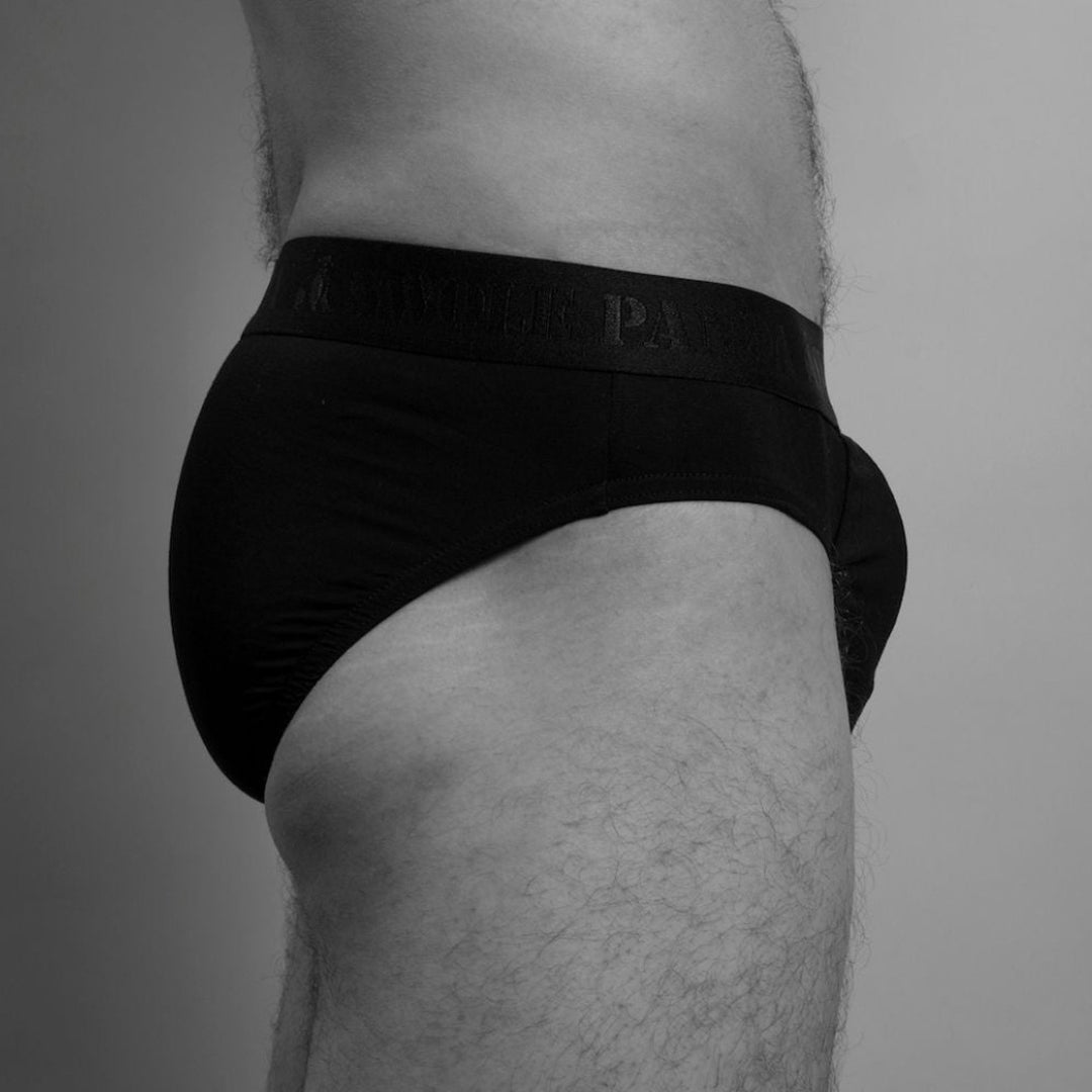 Bamboo Briefs 2 Pack - Black