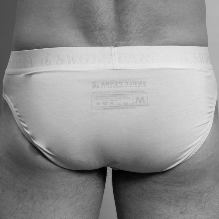 Bamboo Briefs 2 Pack - White